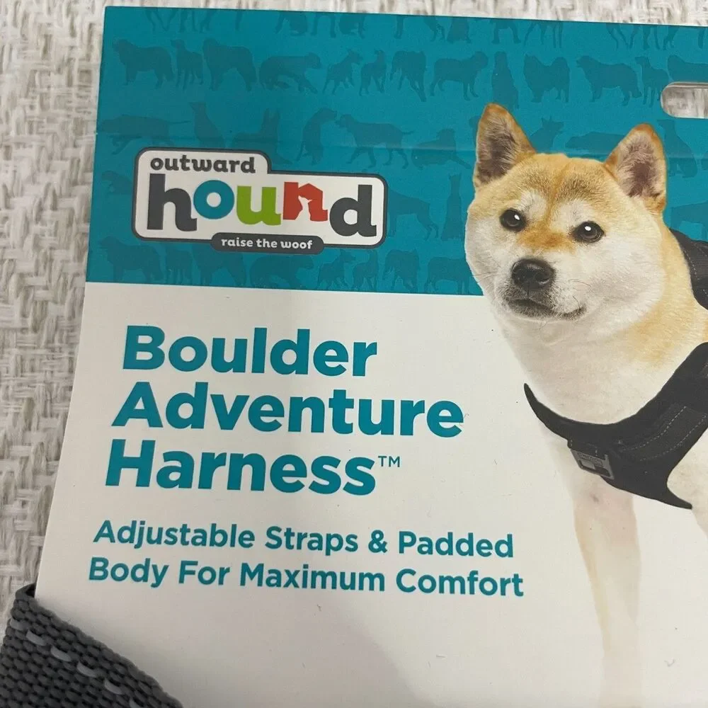 Outward Hound Dog M Boulder Adventure Harness Adjustable and Padded